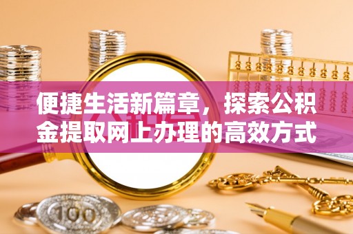 洞头便捷生活新篇章，探索公积金提取网上办理的高效方式