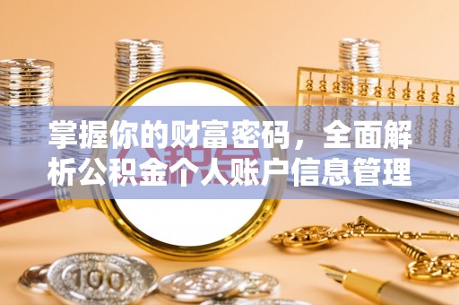 洞头掌握你的财富密码，全面解析公积金个人账户信息管理
