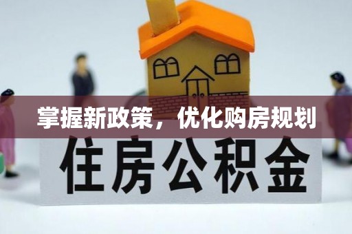 洞头掌握新政策，优化购房规划